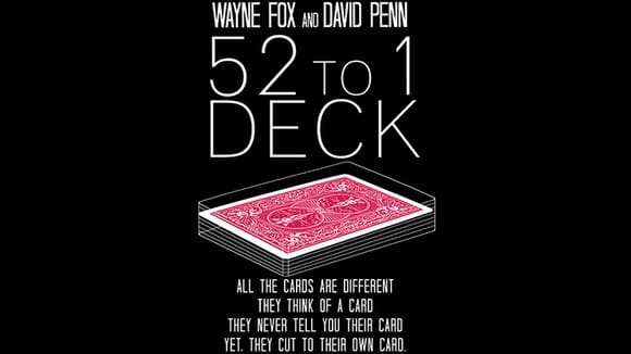 心灵找牌 The 52 to 1 Deck by Wayne Fox and David Penn
