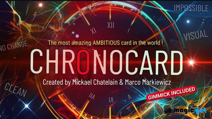 2025纸牌魔术教学Chrono Card by Mickael Chatelain