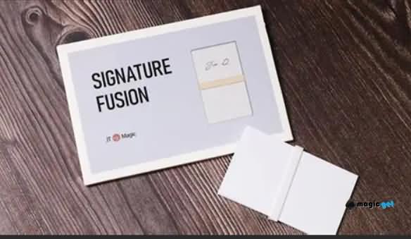 2025签名牌融合魔术Signature Fusion by Jun Q