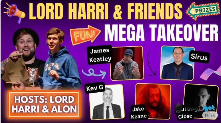 2025群星纯实战魔术讲座Mega Takeover Lecture by Lord Harri & Friends