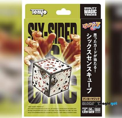 2025纸牌立方体魔术教学Six Sided Psychic by Tenyo Magic