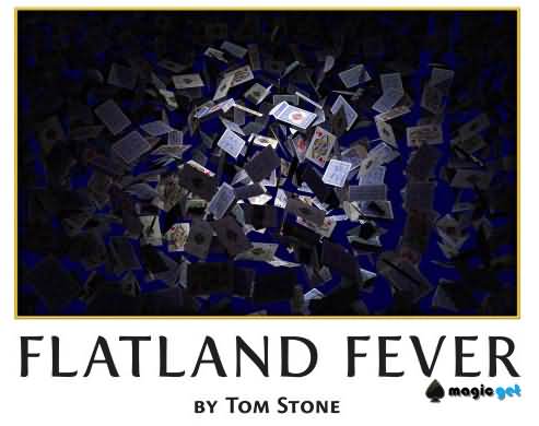 大师纸牌穿越魔术教学Flatland Fever by Tom Stone