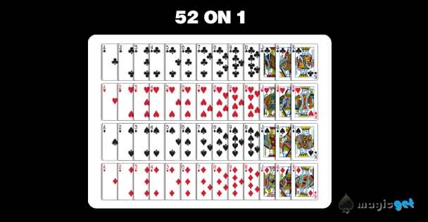 大师纸牌流程魔术教学52 on 1 Card by Various