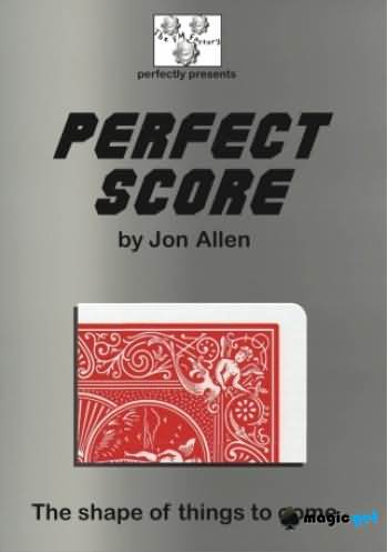 魔术师纸牌折叠工具魔术教学Perfect Score by Jon Allen