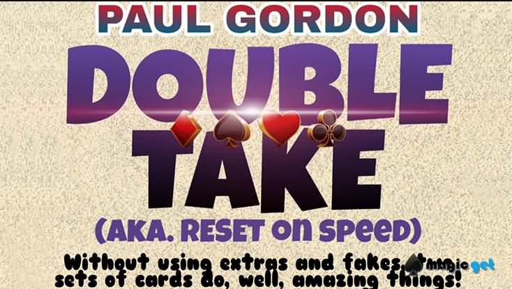 无道具四牌换位大师纸牌魔术教学Double Take by Paul Gordon
